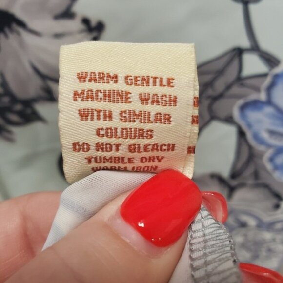 Anthropologie Aryeh Sheath Dress Ruffle Sleeve Mix Prints Size L - Picture 9 of 11